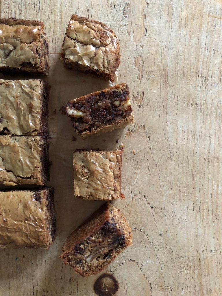 Brown Butter Miso Blondies - 4