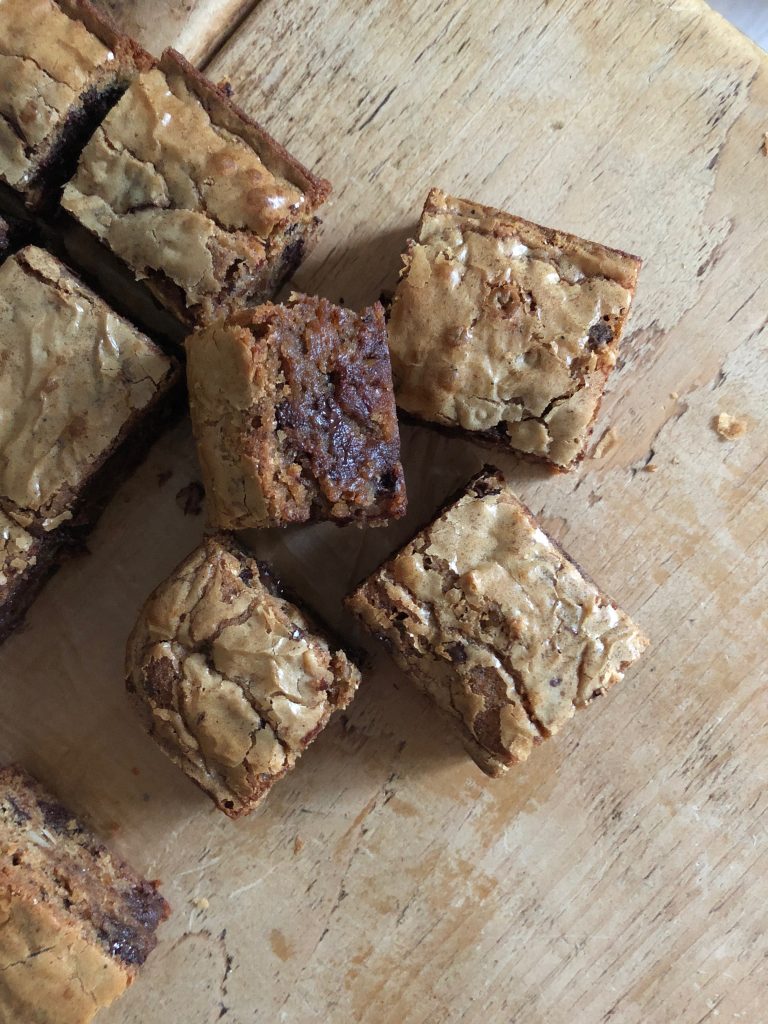 Brown Butter Miso Blondies - 9