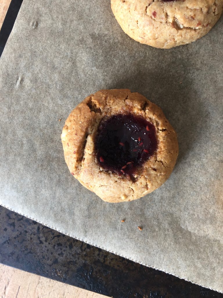 Peanut Butter & Jam Thumbprint Cookies - 5