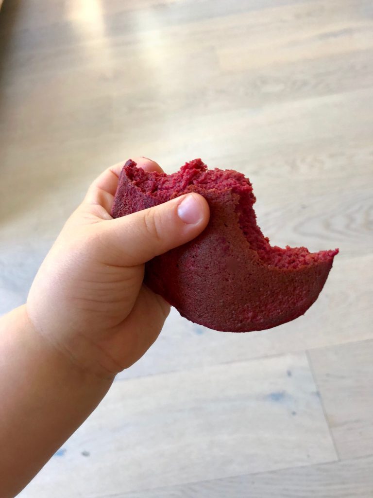 Beetroot pancakes 