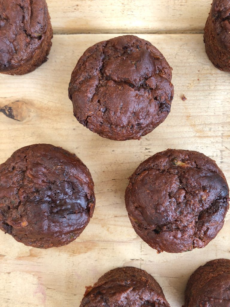 Chocolate Courgette Muffins - 1