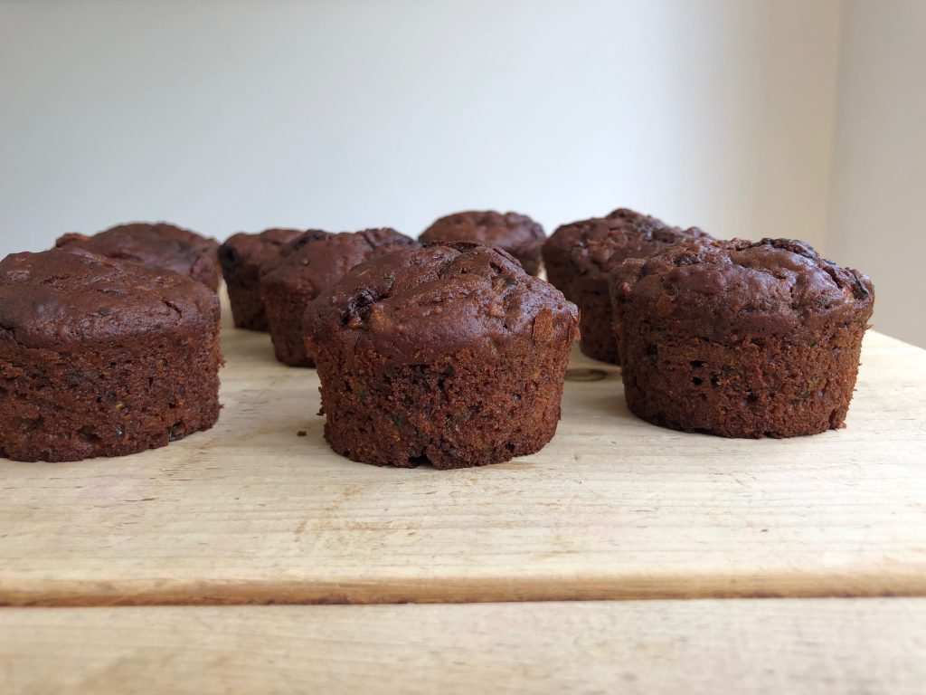 Chocolate Courgette Muffins - 3