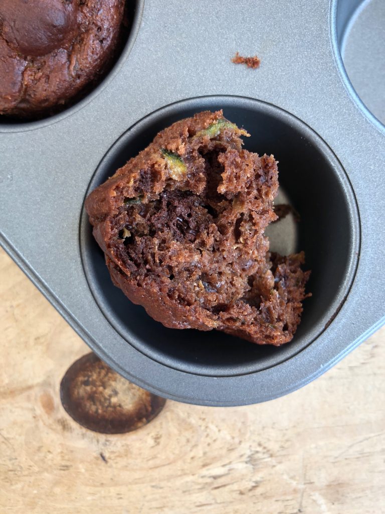 Chocolate Courgette Muffins - 5