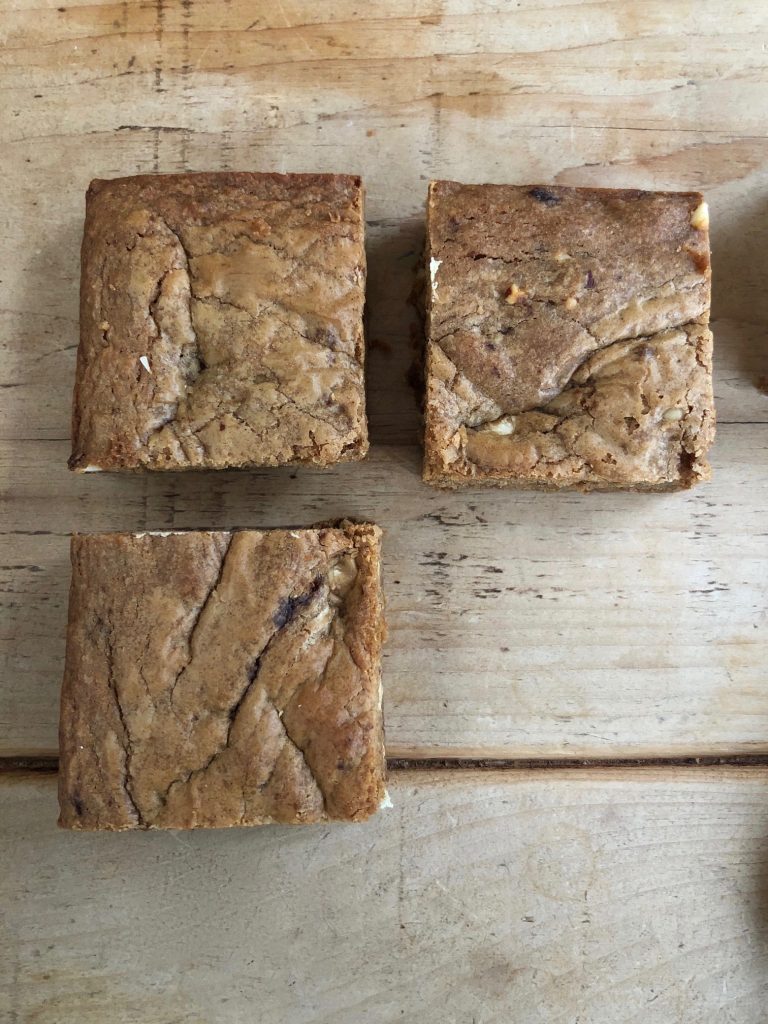 Double nut butter blondies - 2