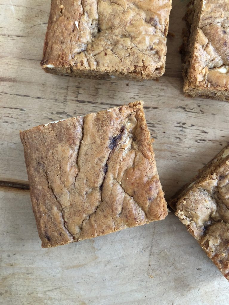 Double nut butter blondies - 3