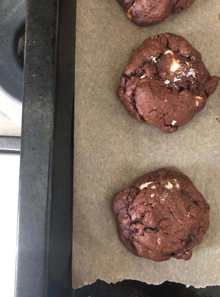 Rye Chocolate Brownie Cookies - 4