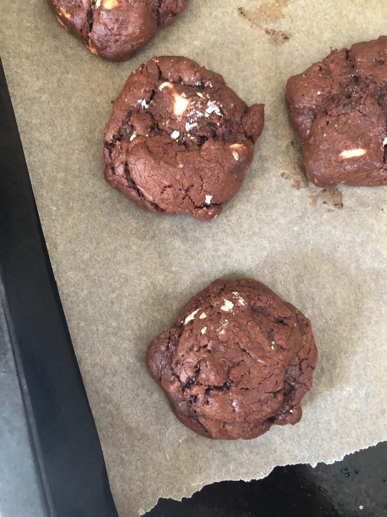 Rye Chocolate Brownie Cookies - 5